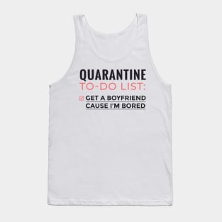 Quarantine To Do List Tank Top